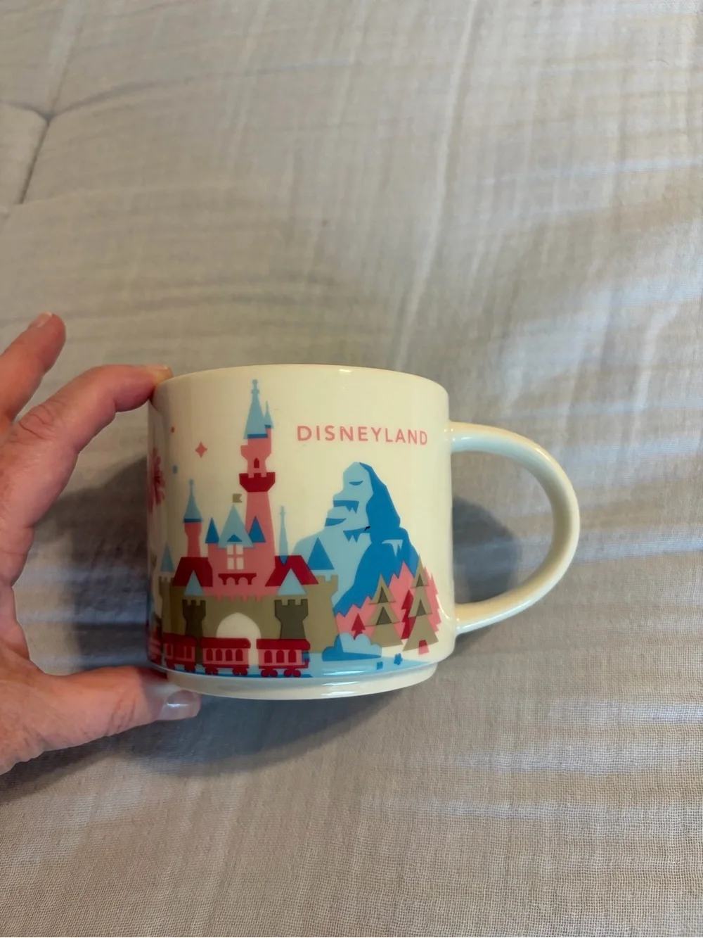 Y2K Disneyland Starbucks Souvenir Mug - Disneyland Graphics 14oz NEW!!!
